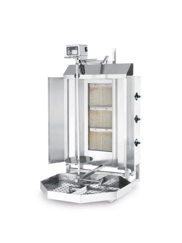 9.75kW Grill shaurma jaoks ProfiLine, gaasiga 470x550x(H)960mm