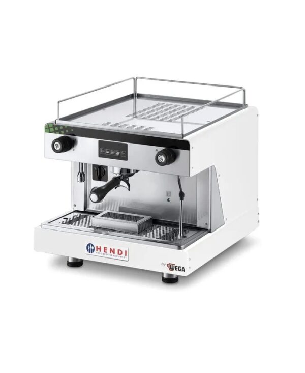 5L Käpaga kohvimasinad Wega - 1 grupp, elektrooniline, valge, Wega, 230V/2900W, 530x555x(H)515mm