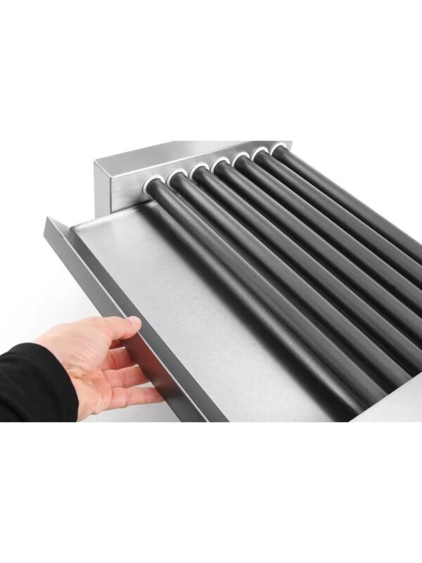 Kahe tsooniga rullivorstisoojendaja 11 rullikut, 230V/1180W, 520x477x(H)175mm - Image 4