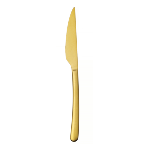 GL177 Table knife AMARONE 90g matt gold 12pcs in a gift box