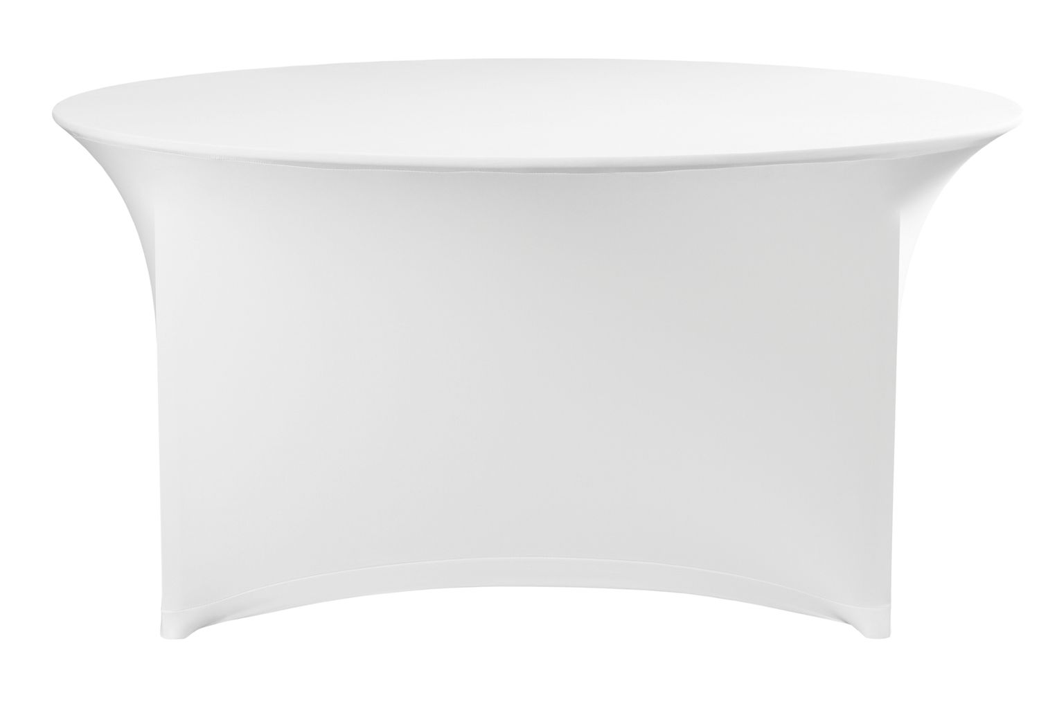 Table kansi, pyöreä, HENDI, Kitchen Line, 817407, valkoinen, ⌀1800x(H)760mm