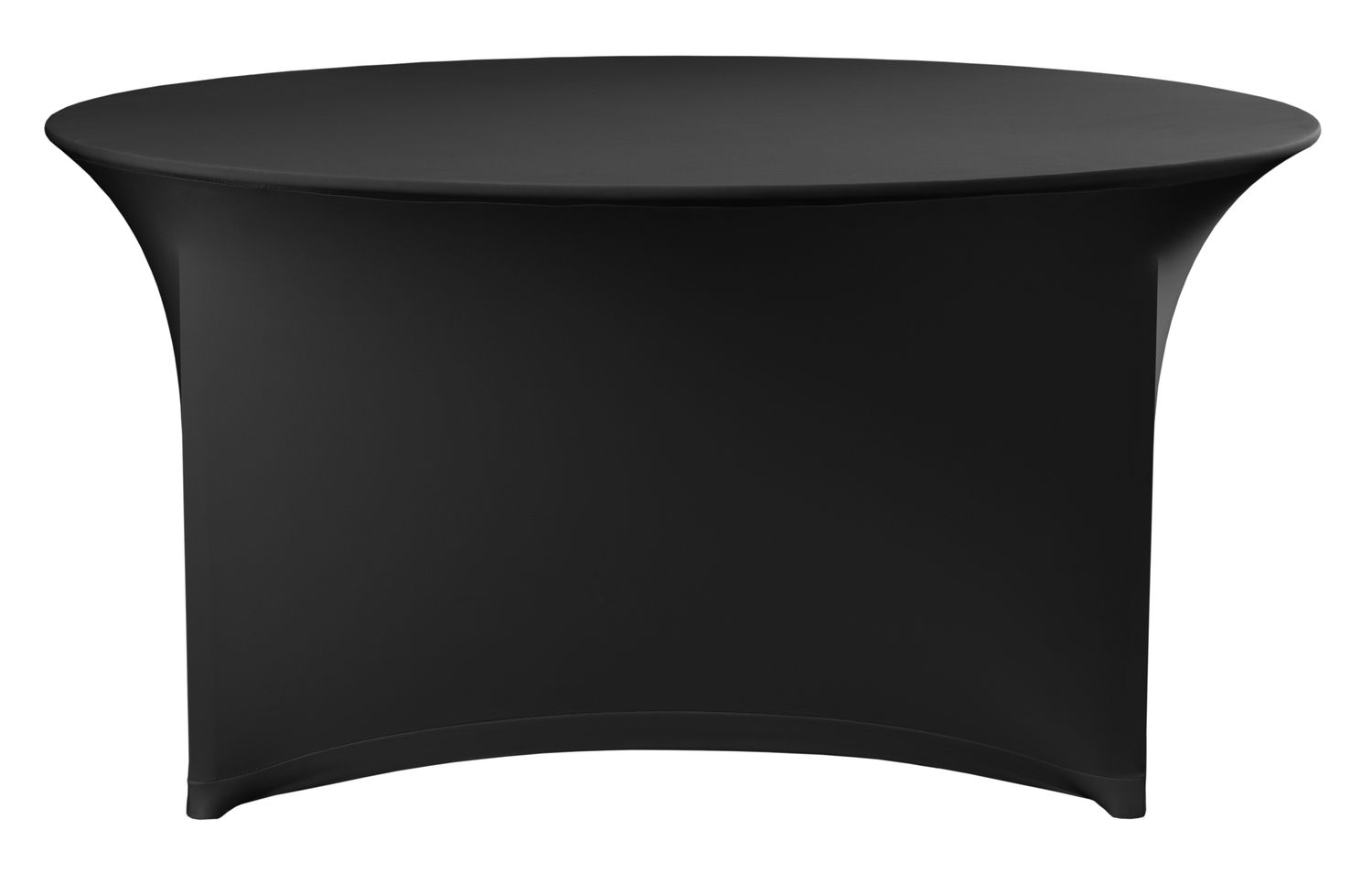 Table kansi, pyöreä, HENDI, Kitchen Line, 817407, musta, ⌀1800x(H)760mm