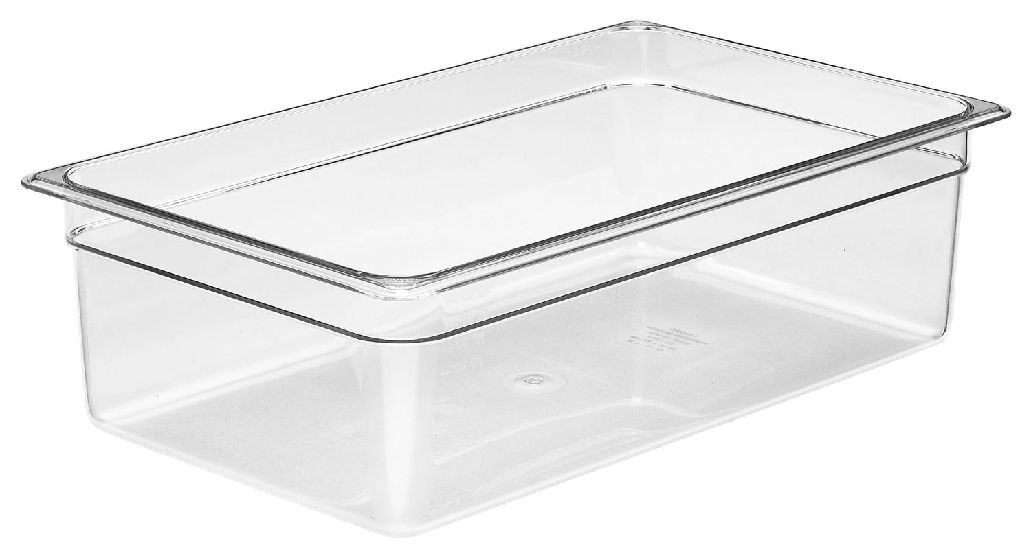 CamWear gN 1/1 polykarbonaatti astia., Cambro, gN 1/1, 19,5l, läpinäkyVä, 325x530x(H)150mm