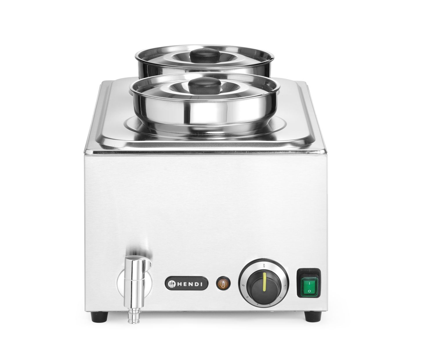 Set: vesihaude Ranger + 2x 4L astia kannella, HENDI, GN (H)150mm, 8L, 230V/1000W, 604x332x(H)315mm