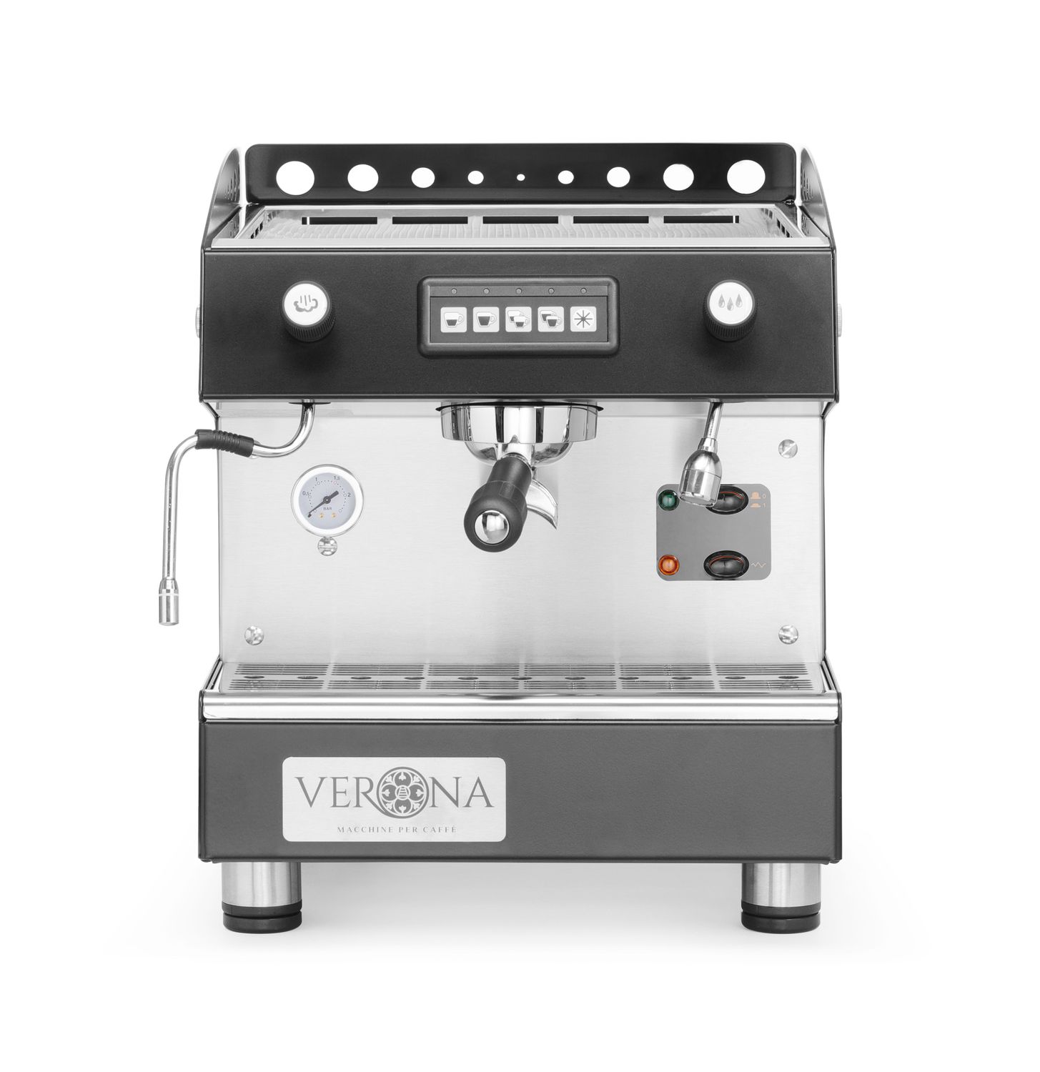 kahvikone Romeo, 1-group, automaattinen, Verona, 230V/1800W, 375x530x(H)485mm