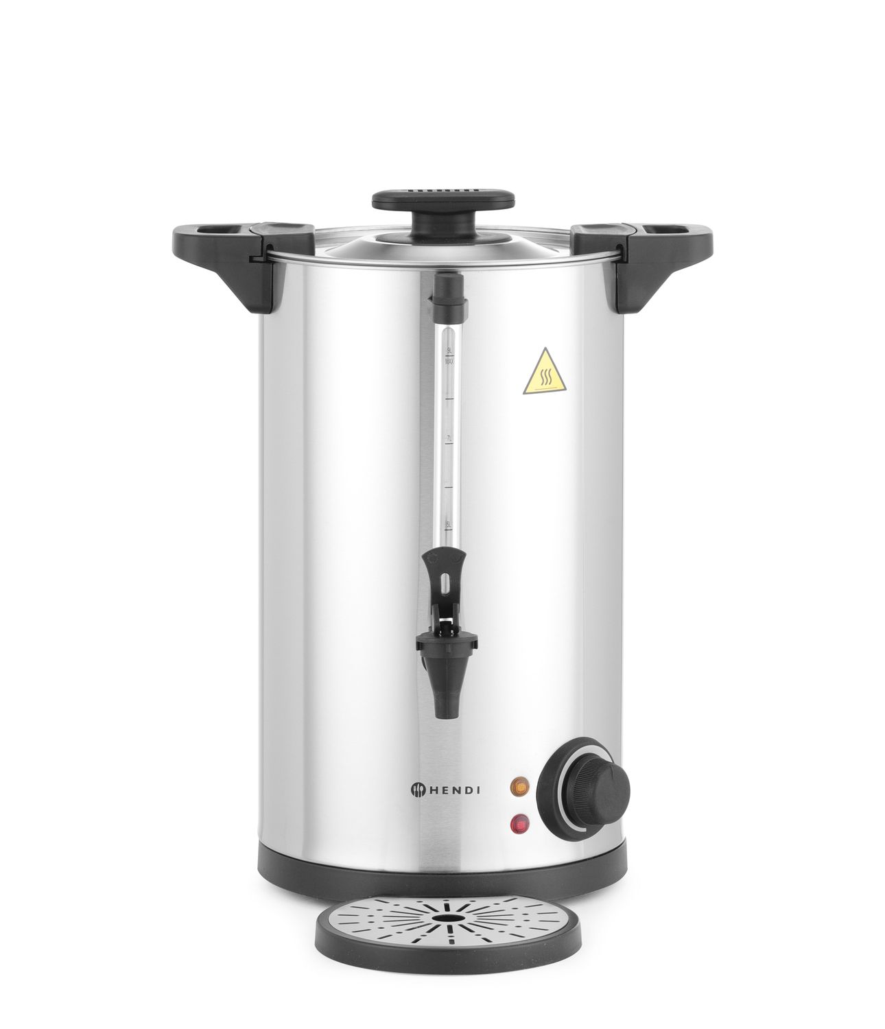 Hot drinks boiler kakpesuallasertainen-walled, HENDI, ≈ 60 kuppis in 40 min., 9L, 230V/1500W, 340x315x(H)430mm