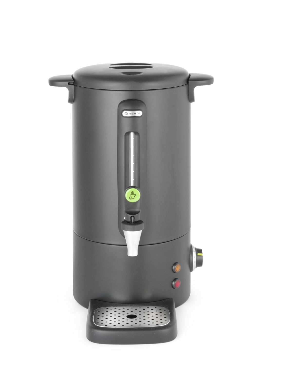Hot drinks boiler UNIQ, HENDI, designed by Robert Bronwasser, 9L, musta, 230V/950W, 307x330x(H)450mm