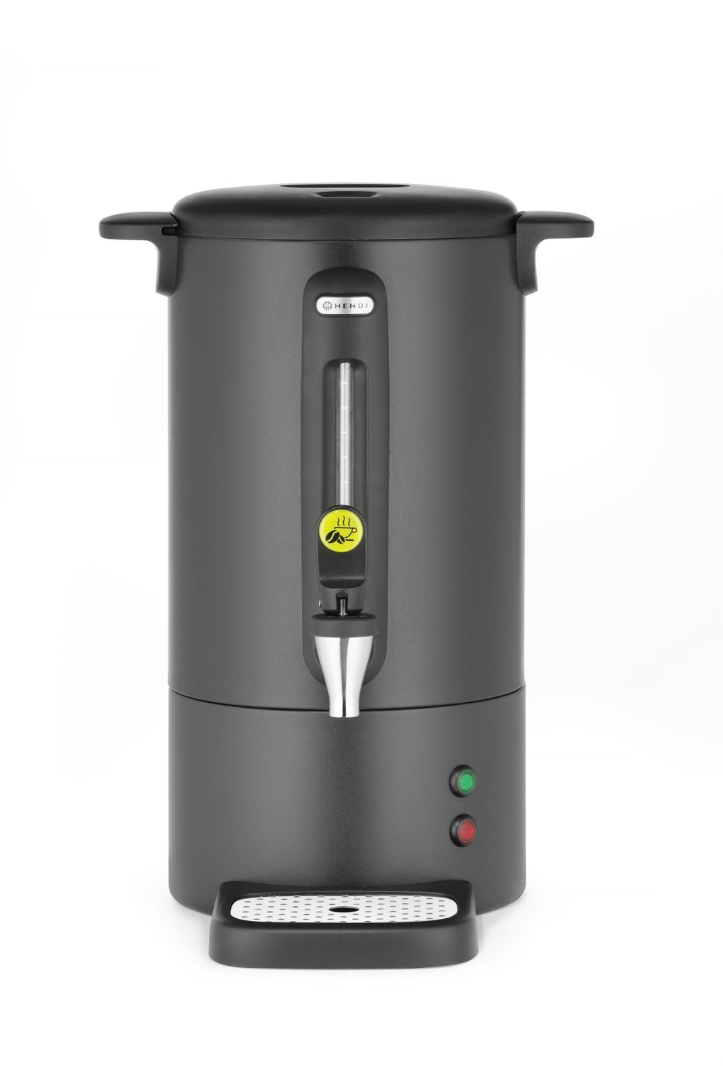 Percolator UNIQ, HENDI, designed by Robert Bronwasser, 7L, musta, 230V/1070W, 307x330x(H)450mm