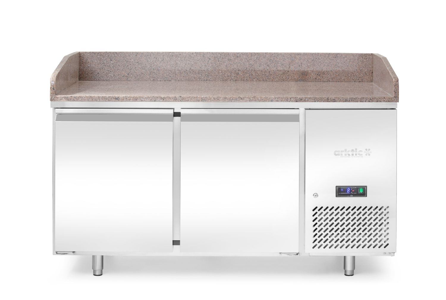 pizza jäähdytys pöytä kanssa granite worktop, 2 doors, Arktic, 250L, Granite, 230V/250W, 800x1510x(H)1050mm