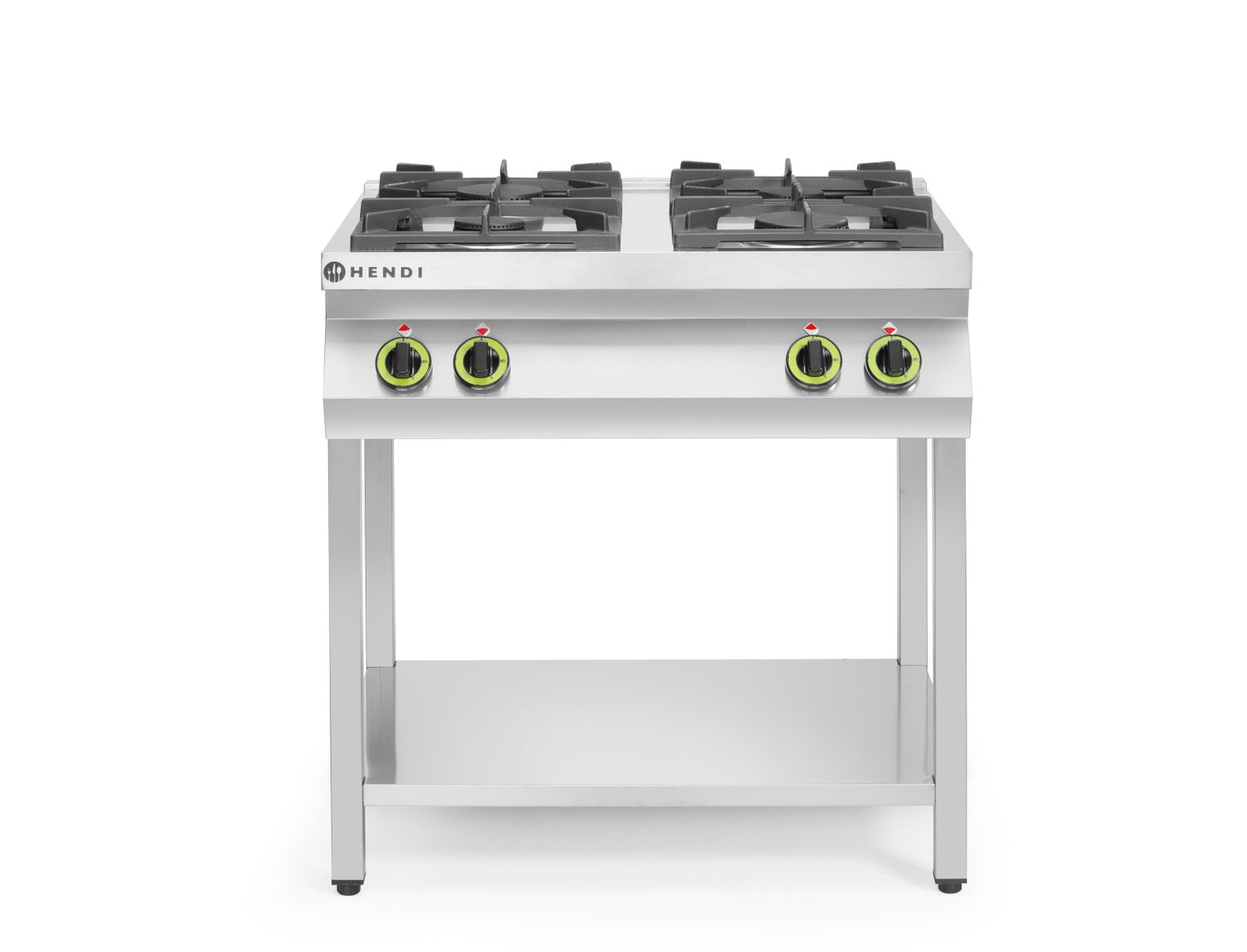 kaasu liesi Kitchen Line 4-poltin avoin teline, HENDI, Kitchen Line, 19kW, 800x700x(H)900mm