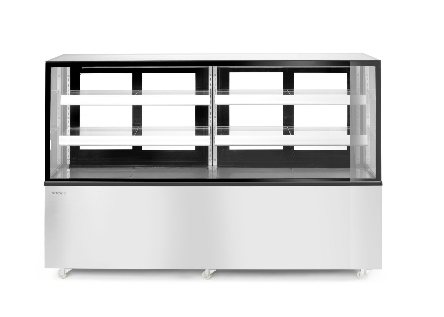 kylmävitriini cabinets kanssa 2 shelves, Arktic, 230V/500W, 677x1824x(H)1230mm