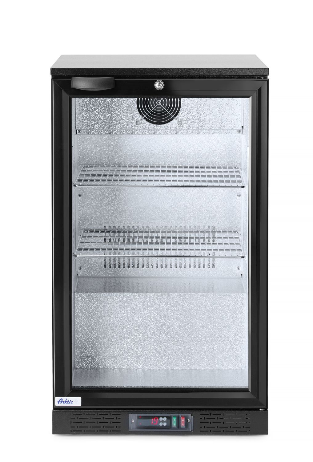 Back baari jääkaappi yksittäinen-door, Arktic, 86L, musta, 230V/120W, 500x530x(H)865mm