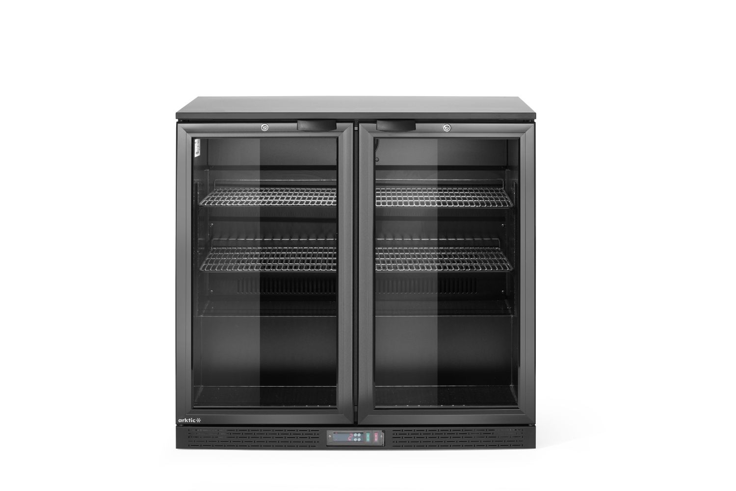 Back baari jääkaappi kakpesuallasertainen-door, Arktic, 158L, musta, 230V/160W, 530x900x(H)870mm