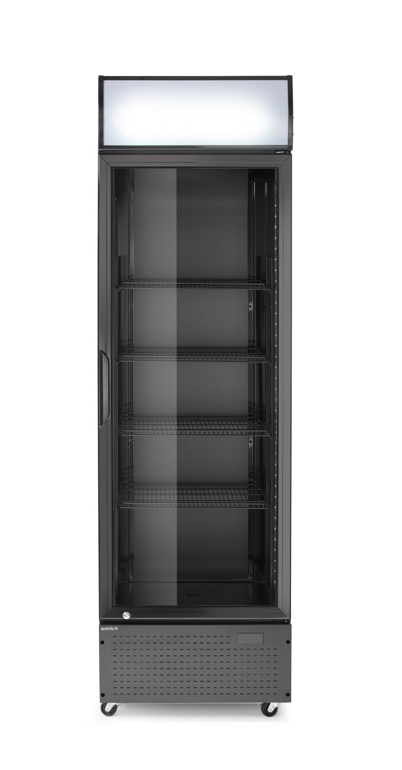 Back baari jääkaappi kanssa a backlit pannuel, yksittäinen-door, Arktic, 254L, musta, 230V/250W, 605x578x(H)1980mm