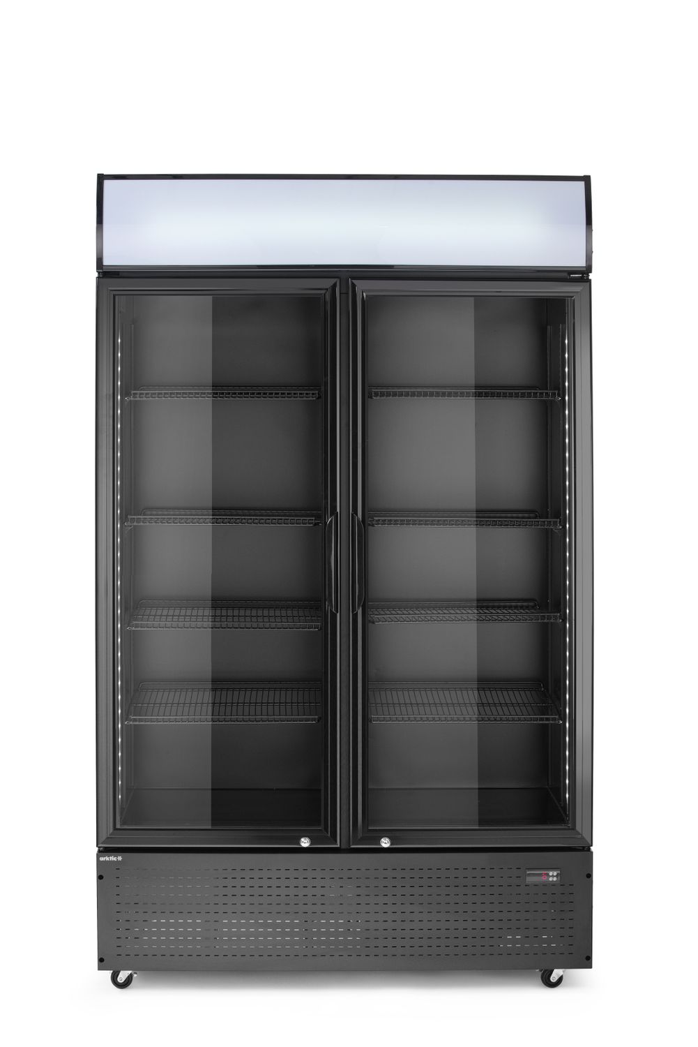 Back baari jääkaappi kanssa a backlit pannuel, kakpesuallasertainen-door, Arktic, 512L, musta, 230V/510W, 585x1120x(H)1900mm