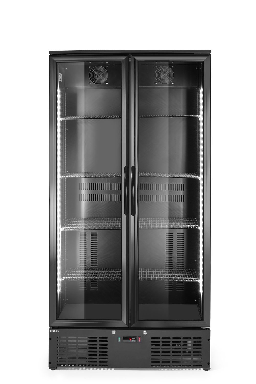 Back baari jääkaappi kakpesuallasertainen-door, Arktic, 477L, musta, 230V/365W, 530x900x(H)1820mm