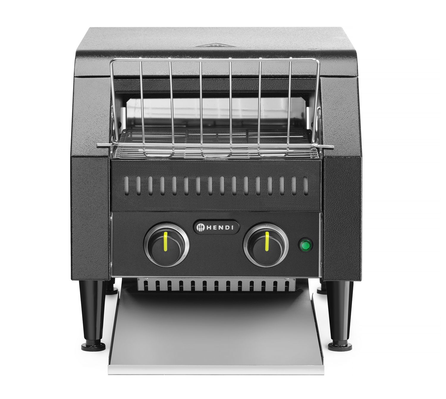 Conveyor toaster, HENDI, musta, 230V/2240W, 418x368x(H)415mm