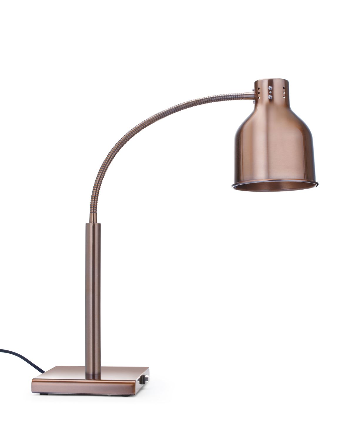 Flexible heat lamp, HENDI, kupari, 230V/250W, 268x203x(H)660mm