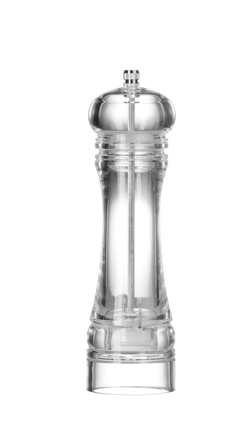 Acrylic pepper mill, HENDI, läpinäkyvä, ⌀60x(H)215mm