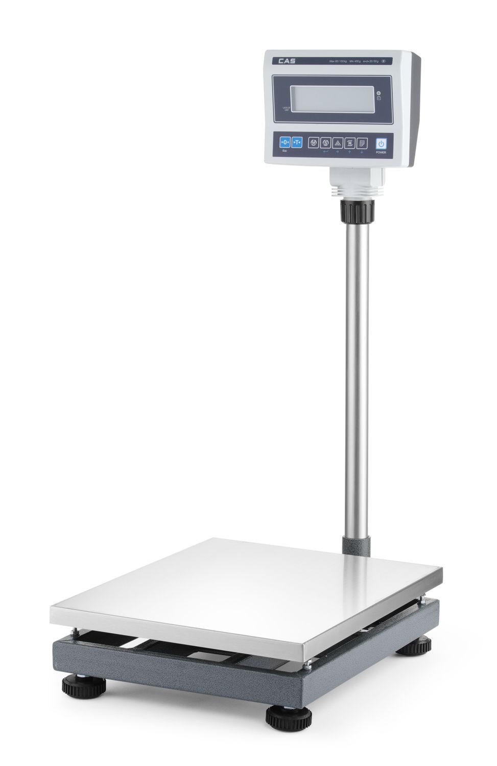 Warehouse scales (certified), 150kg, CAS, 360x580x(H)765mm
