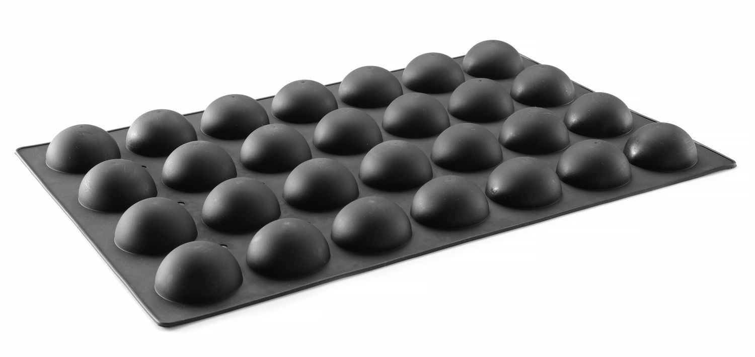 silikoni mould SEMI-SPHERE, HENDI, 600x395x(H)35mm, pyöreä