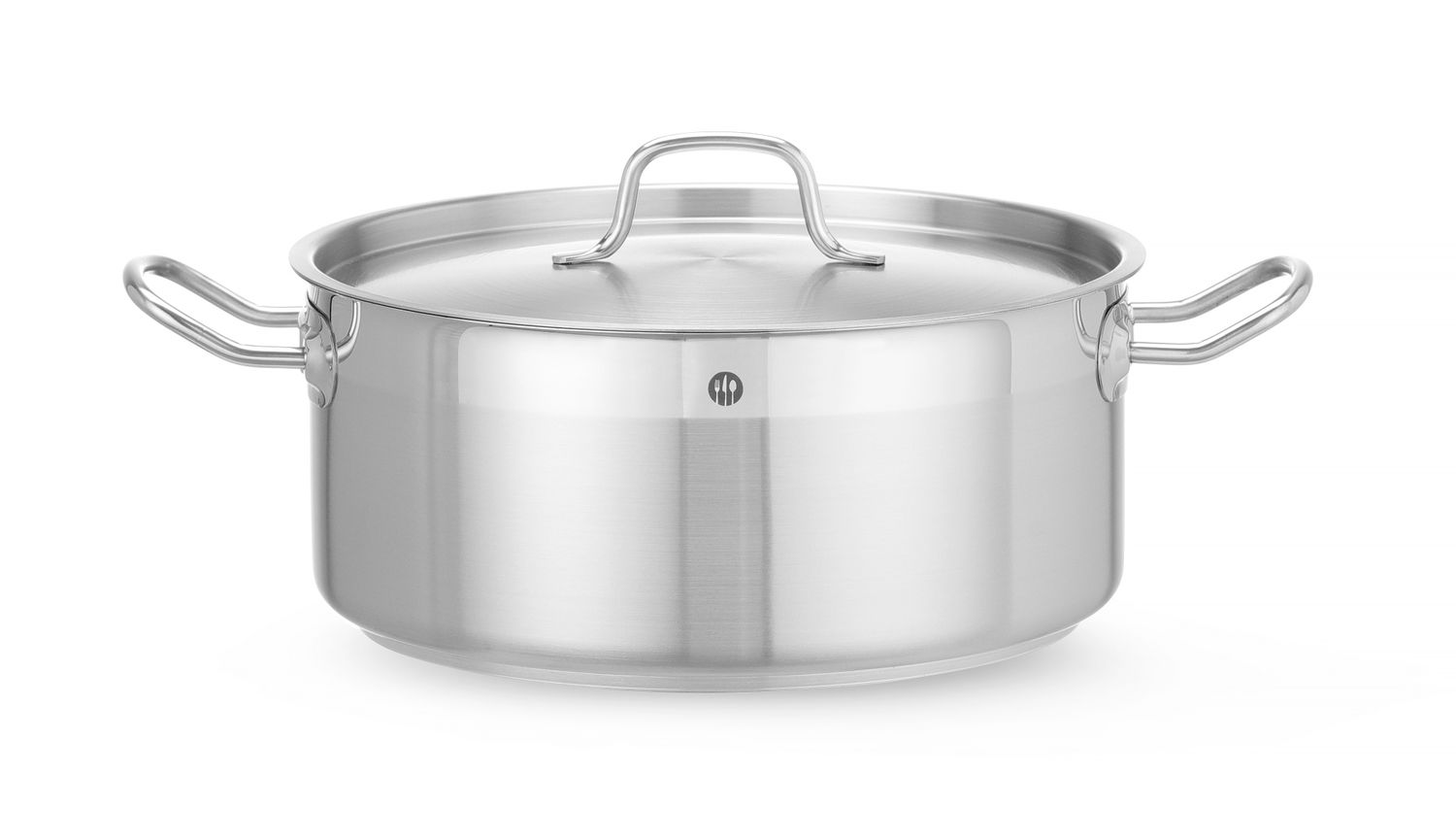 SteW kattila loW - kannella, HENDI, Profi line, 7,5l, ⌀280x(H)120mm