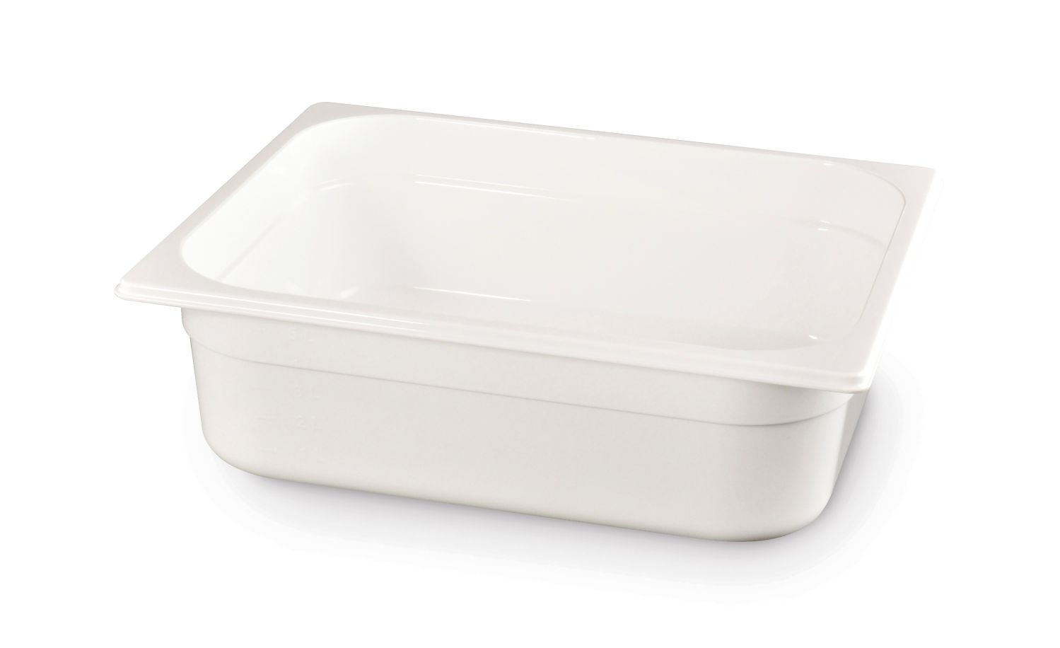 astia gN 1/2 Valkoinen polykarbonaatti, HENDI, gN 1/2, 4l, Valkoinen, 325x265x(H)65mm