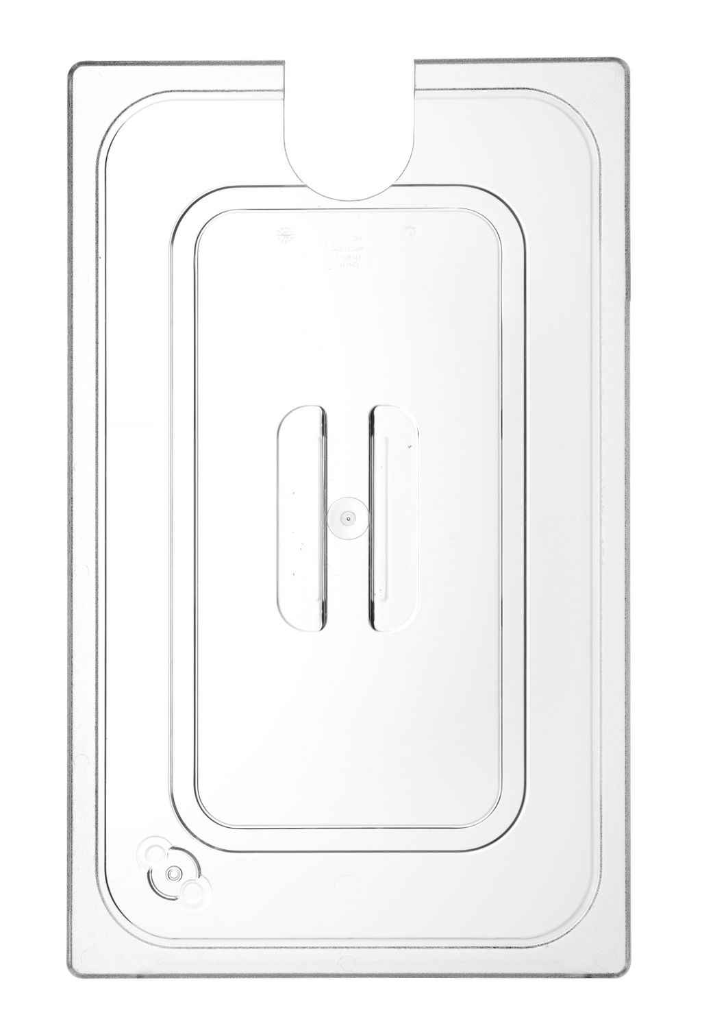 kansi Varten gN-astias kanssa sous Vide stick recess, HENDI, gN 1/1, läpinäkyVä, 530x325mm