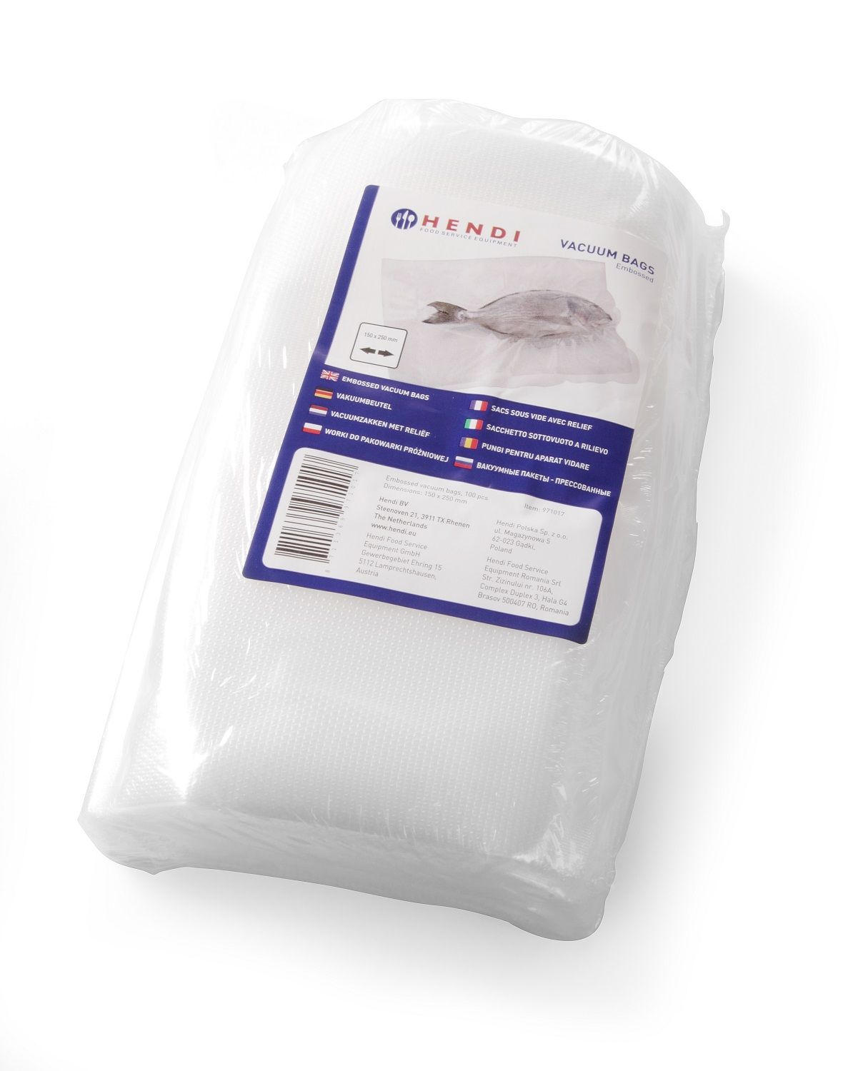 Vacuum ruoanvalmistus bags, 100 kpl, HENDI, 100 kpl., 200x300mm