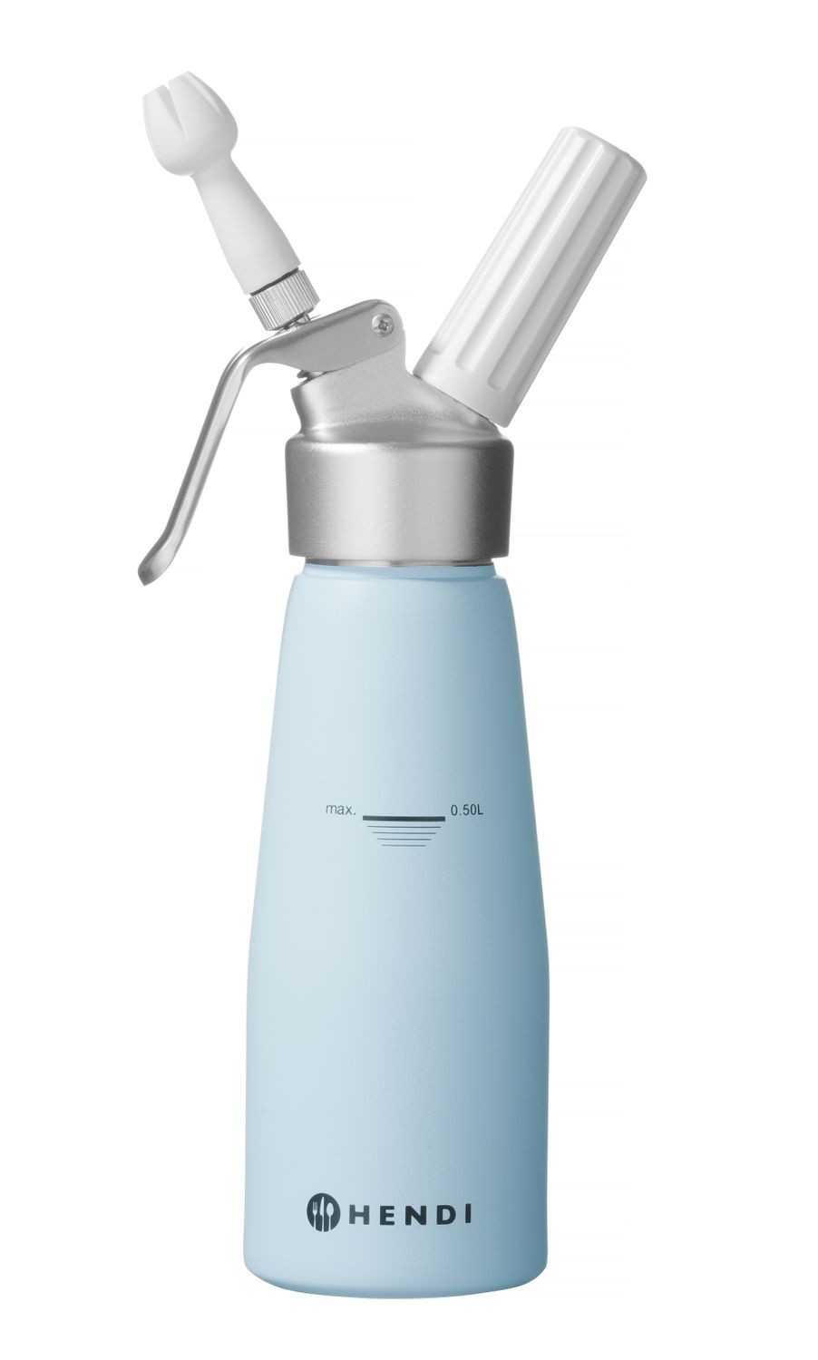 Cream whipper, HENDI, 0,5L, Pastel sininen, ⌀80x(H)260mm