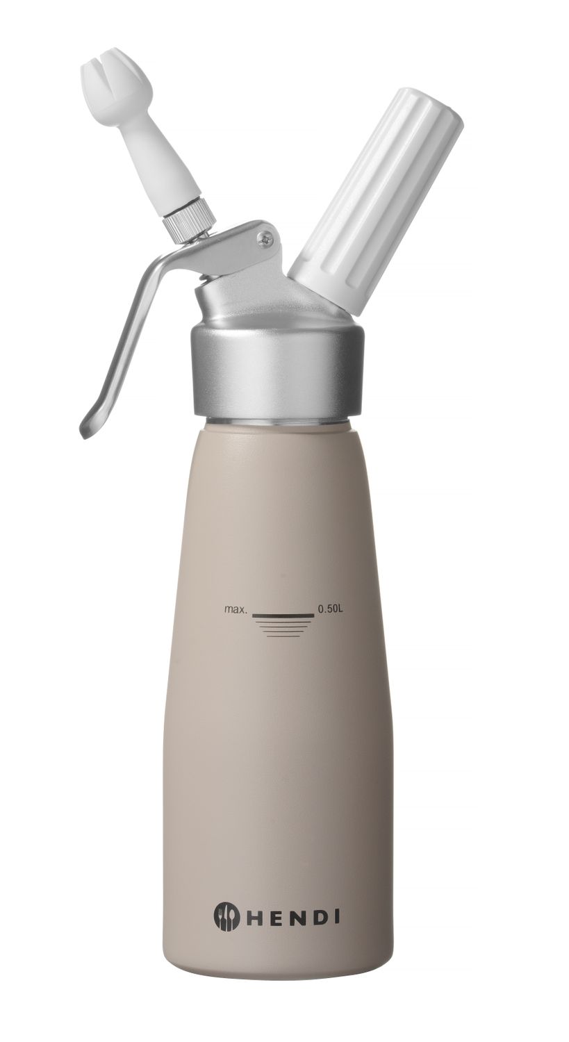 Cream whipper, HENDI, 0,5L, Taupe, ⌀80x(H)260mm