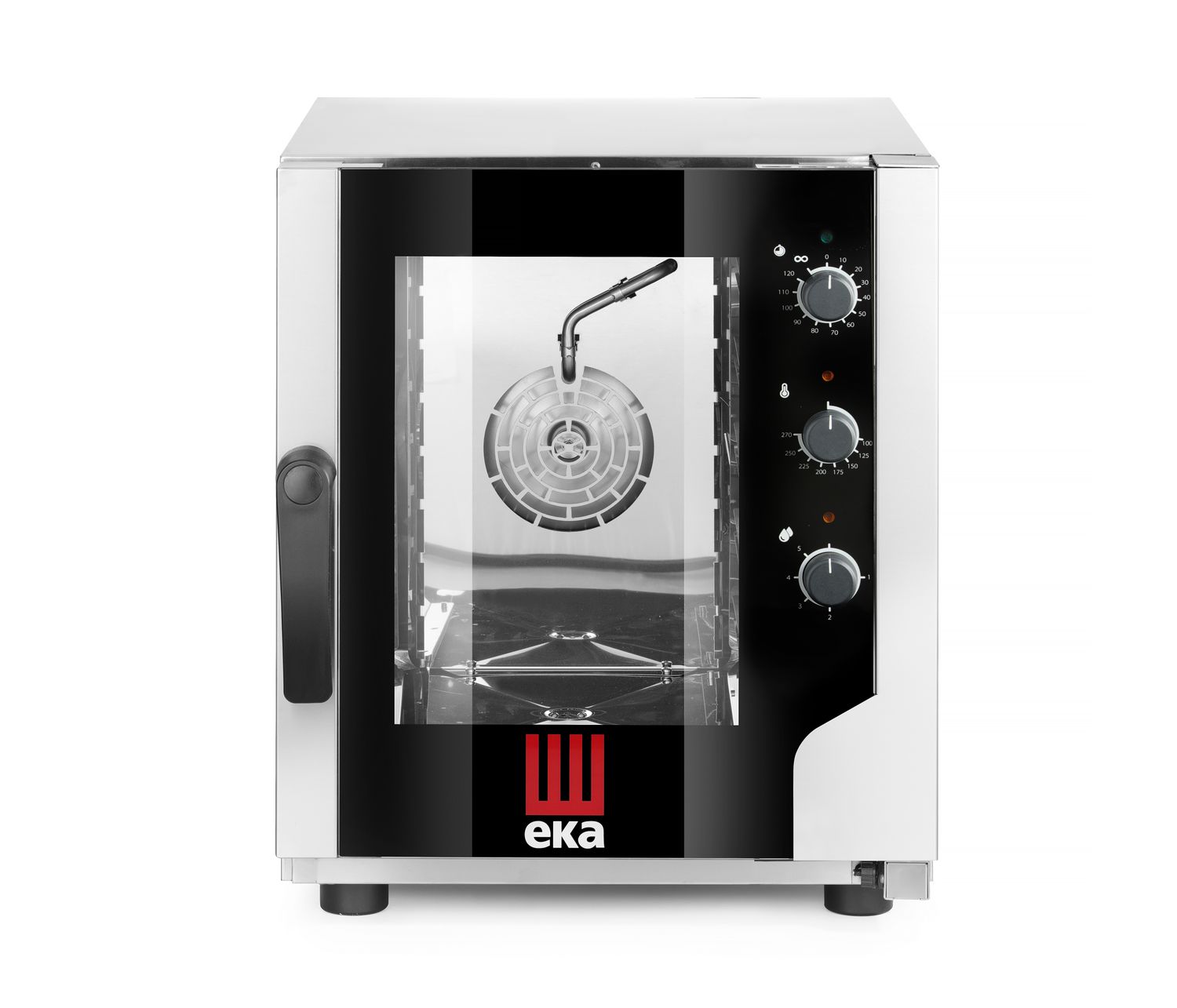 Convection höyryuuni – Evolution Next 5 x GN 2/3, sähköinen, kanssa direct steam, electromechanical control, Tecnoeka, Evolution, 230V/3200W, 550x754x(H)662mm