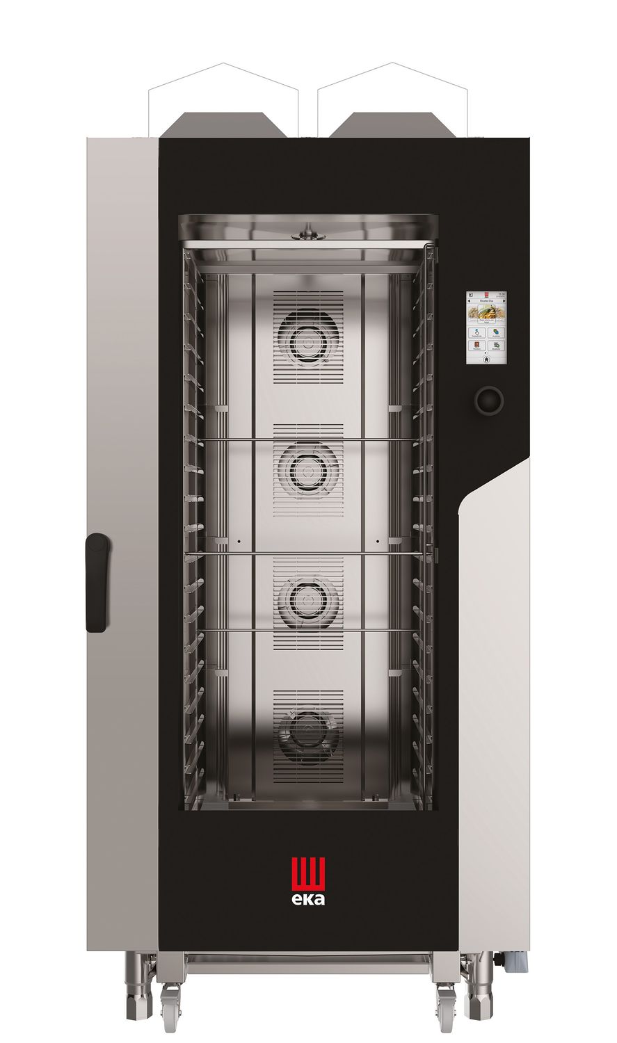 Convection-steam kaasu uuni Millennial Touch Screen kaasutro kanssa puhdistus system, 20x GN 1/1 - electronic control, Tecnoeka, 230V/1450W, 30000kW, 930x1162x(H)1954mm