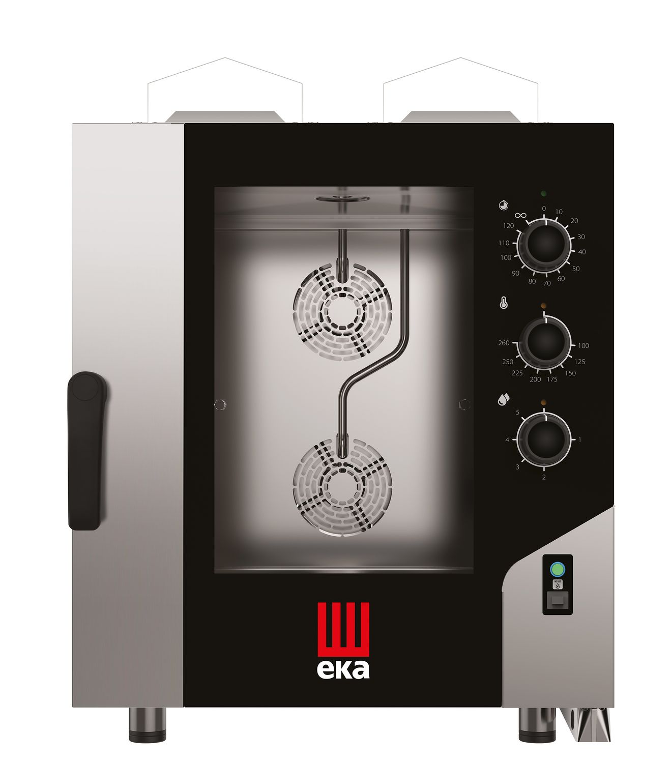 Convection-steam kaasu uuni Millennial Smart kaasutro, 7x GN 1/1 - electromechanical control, Tecnoeka, 230V/500W, 13500kW, 730x855x(H)951mm
