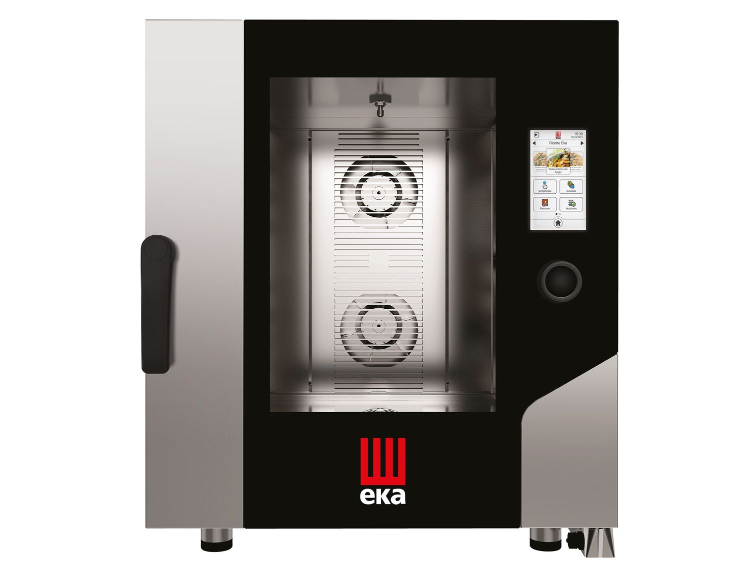 Convection höyryuuni Millenial Touch Screen kaasutro 7x GN 1/1, sähköinen, kanssa automaattinen puhdistus system, Tecnoeka, 400V/11400W, 730x849x(H)850mm