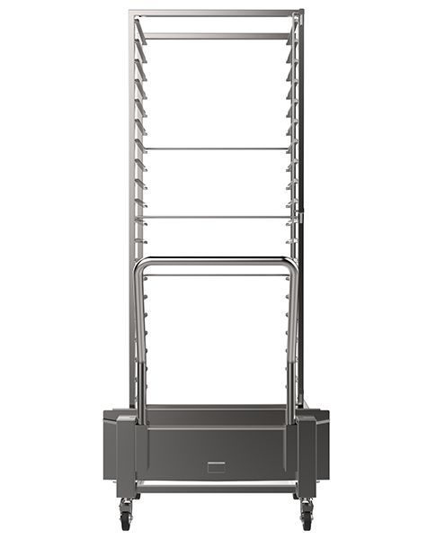 Additional drive-in vaunu varten Tecnoeka Millennial 20 x GN 1/1 uunis, Tecnoeka, GN 1/1, 660x560x(H)1704mm
