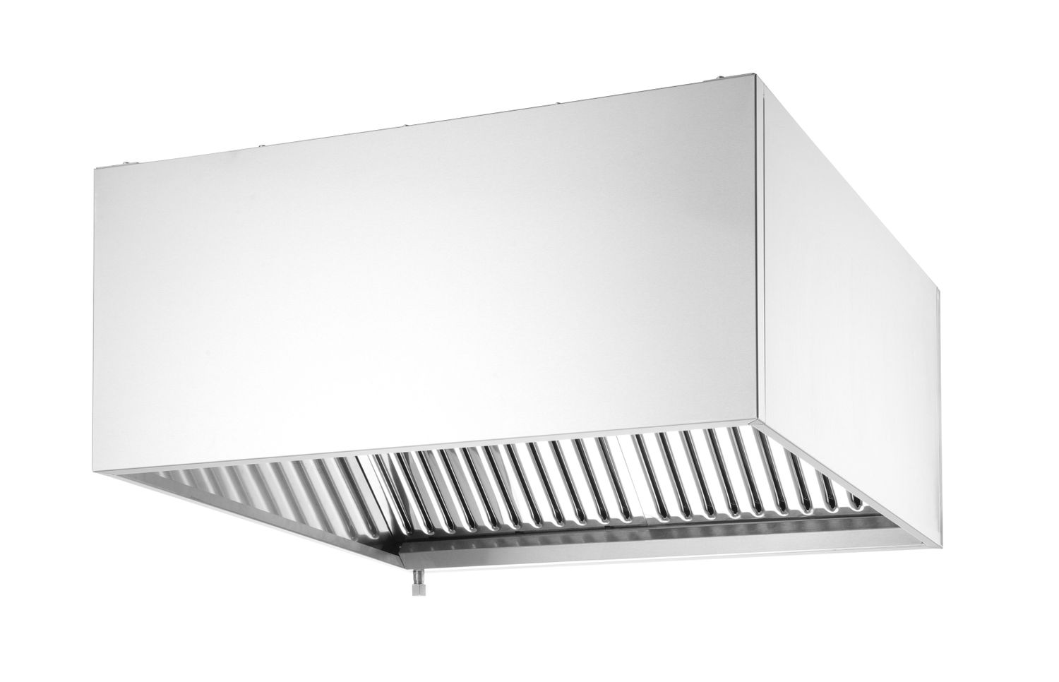 Wall-mounted extractor hood, bolted, HENDI, hopea, 1205x1000x(H)450mm, suorakulmainen