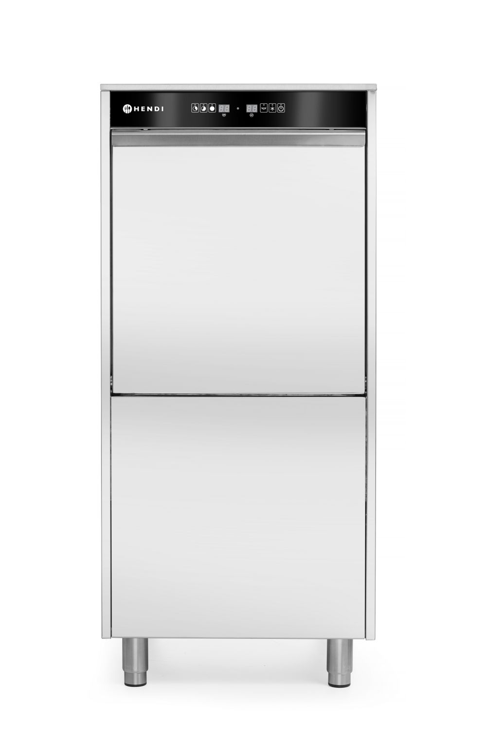 50x60 astianpesukone varten tarjotins and kattilat – electronically controlled, kanssa pesuaine dosing system and poistopumppu, HENDI, Kitchen Line, 400V/7100W, 595x777x(H)1335mm