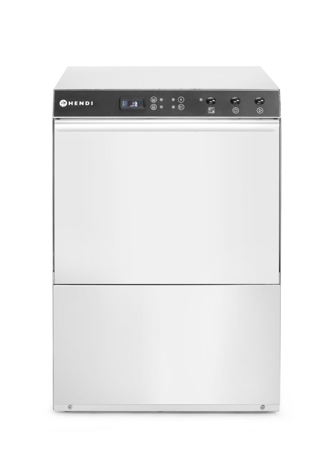 astianpesukone 50x50 Doppio, HENDI, Budget Line, kanssa pesuaine annostelija and poistopumppu, 400V/4900W, 565x605x(H)830mm