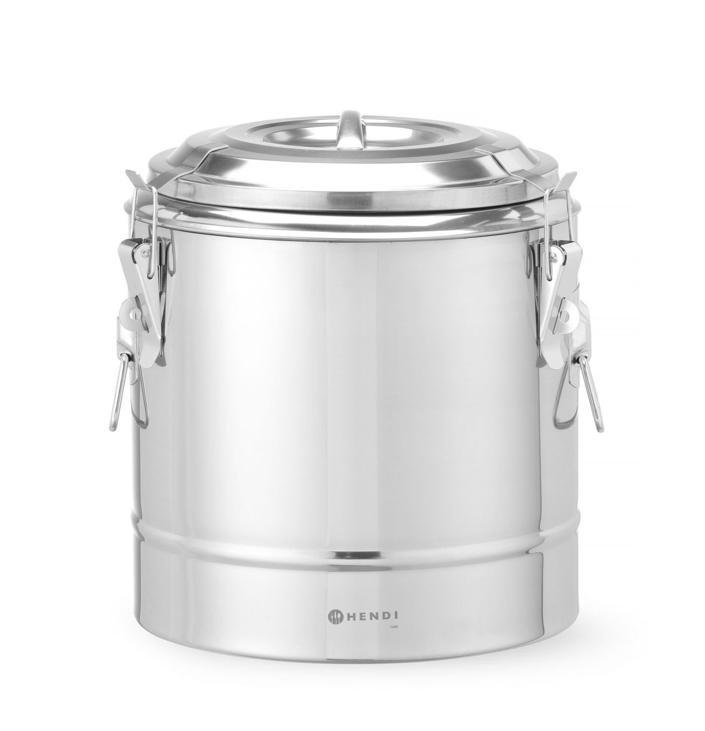 eristetty porpöytä astia, HENDI, Kitchen Line, 11L, hopea, ⌀300x(H)345mm