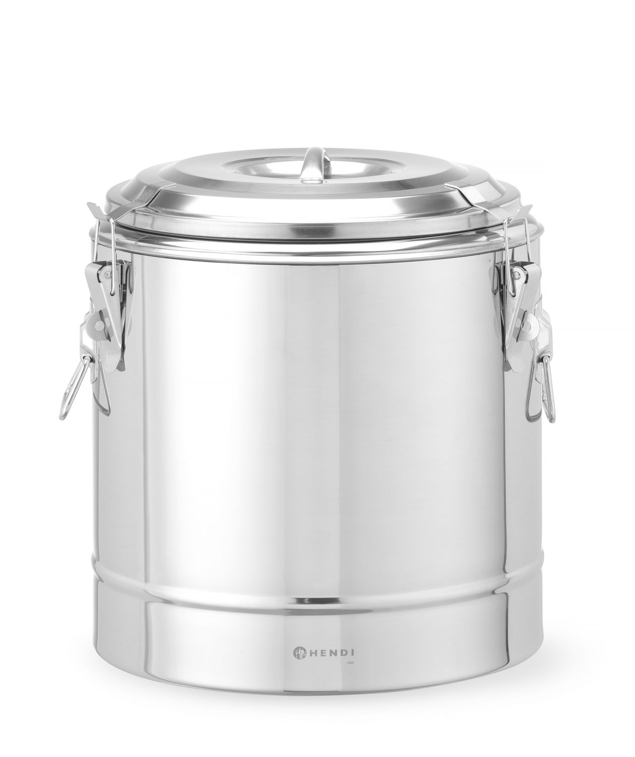 eristetty porpöytä astia, HENDI, Kitchen Line, 19L, hopea, ⌀350x(H)400mm