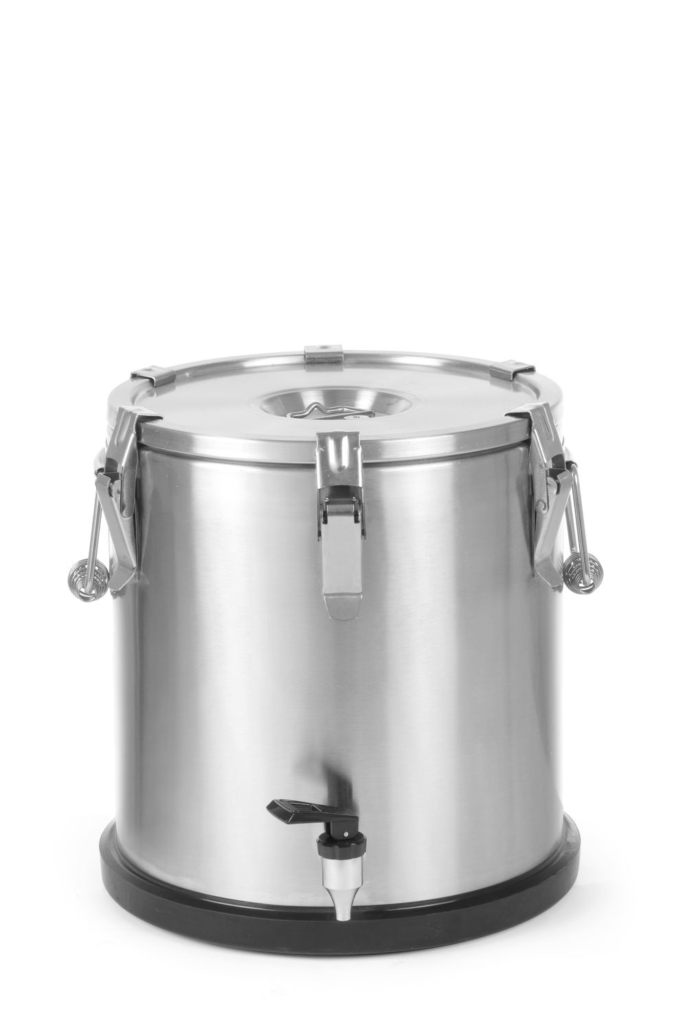 eristetty porpöytä astia – kanssa a hana, HENDI, Profi Line, 20L, hopea, ⌀330x(H)360mm