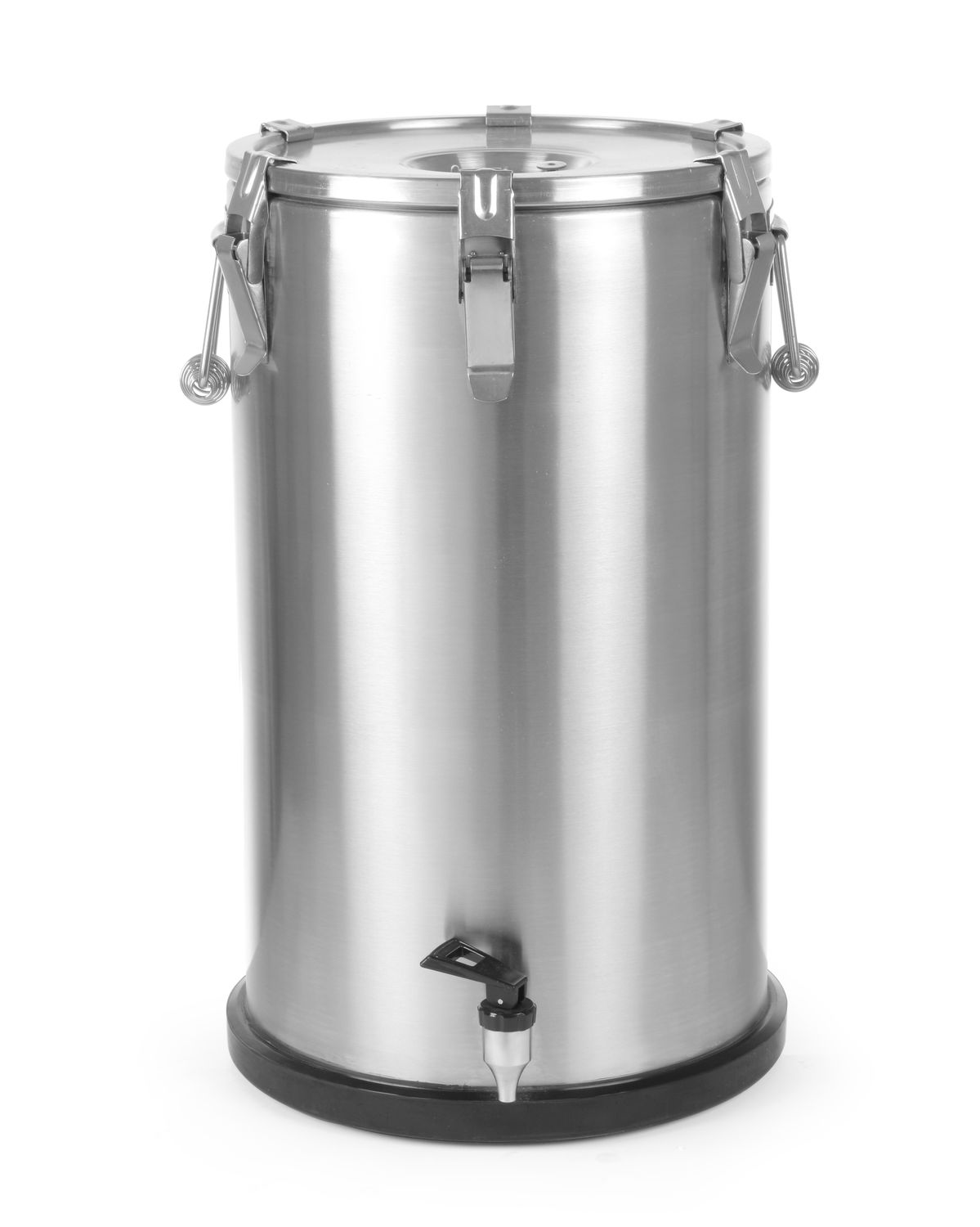 eristetty porpöytä astia – kanssa a hana, HENDI, Profi Line, 35L, hopea, ⌀330x(H)570mm