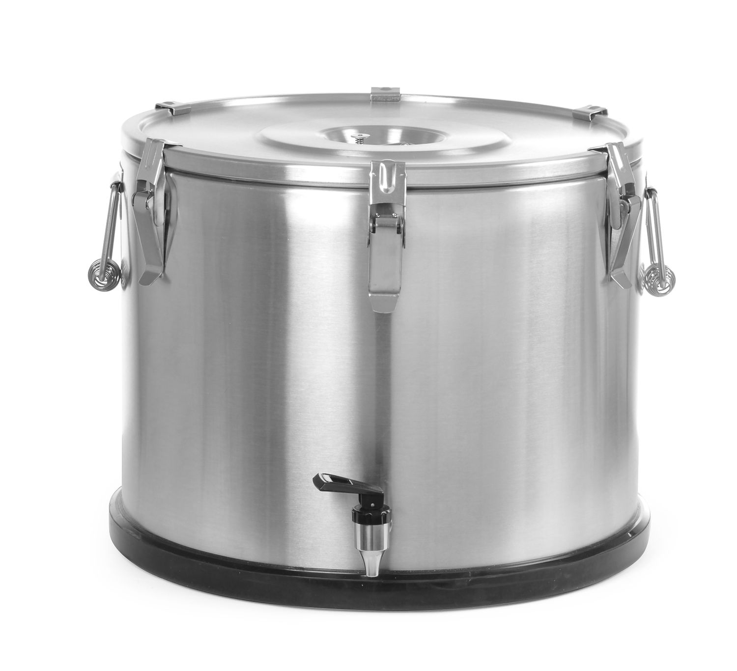 eristetty porpöytä astia – kanssa a hana, HENDI, Profi Line, 50L, hopea, ⌀480x(H)380mm