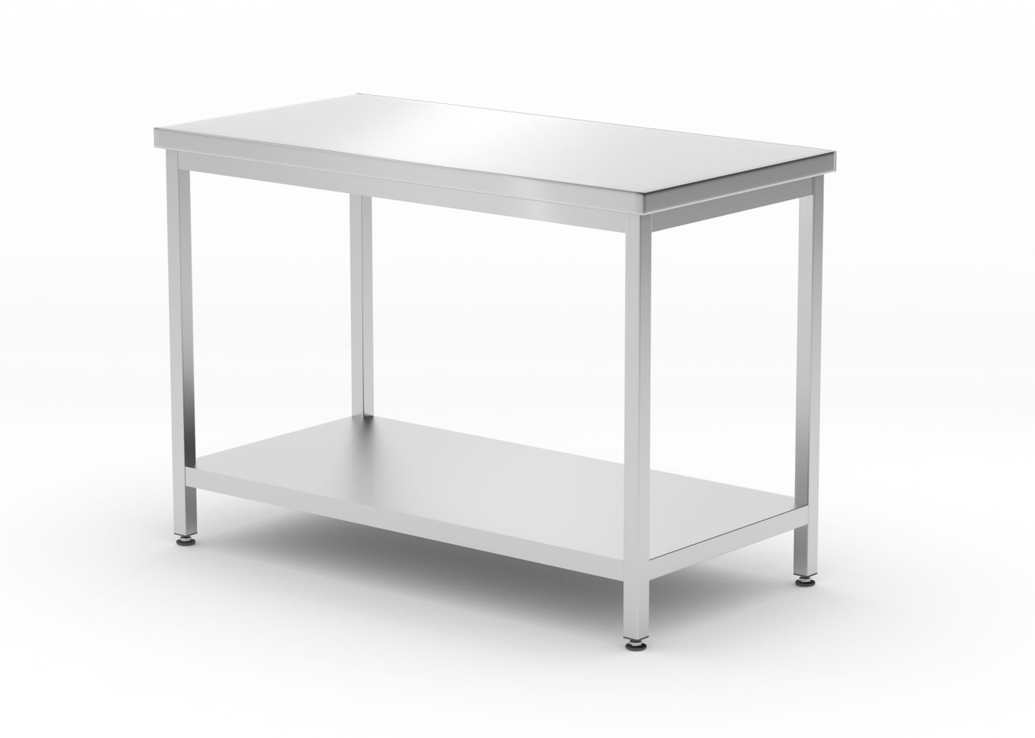 Central pöytä hyllyllä – bolted, syvyys 600 mm, HENDI, Profi Line, 1200x600x(H)850mm