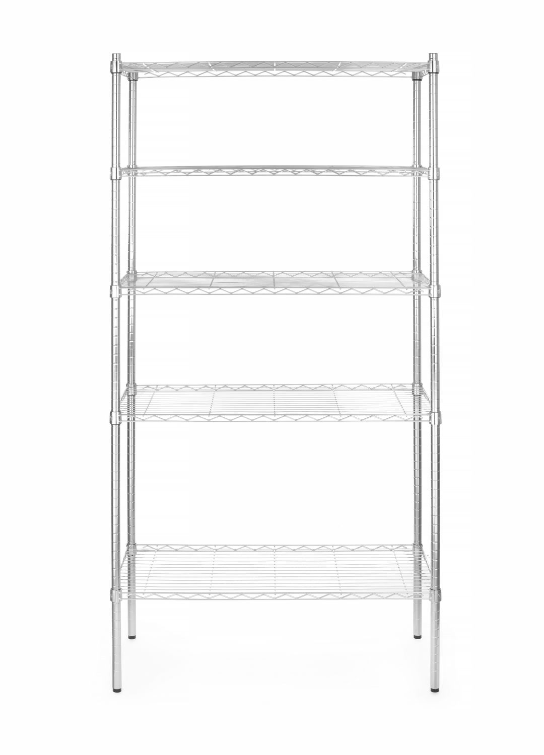 säilytys teline kanssa 5 shelves, HENDI, Chrome, 910x455x(H)1830mm