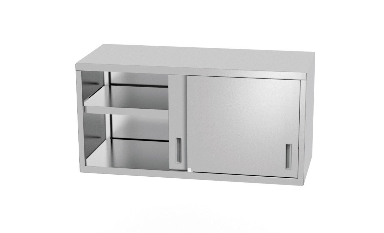 seinään kiinnitettävä cabinet – welded, kanssa liukuovis, HENDI, Profi Line, 1000x300x(H)600mm