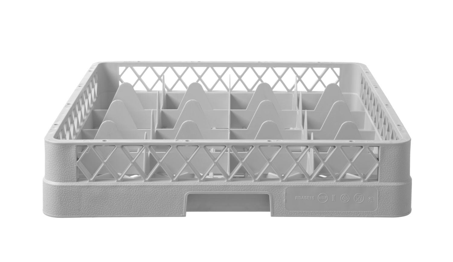 astianpesukone kori varten lasitavarat, HENDI, 16 compartments, 500x500x(H)104mm