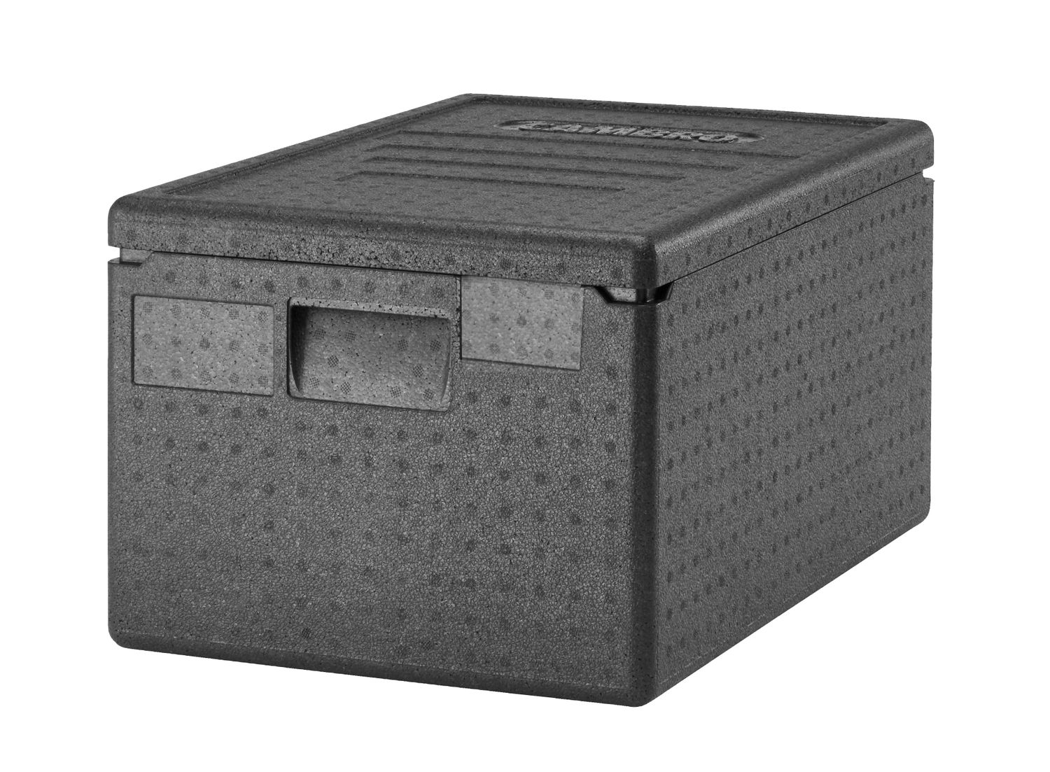 ammattikäyttöön tarkoitettu grade eristetty carrier Cam GoBox 46 L, Cambro, GN 1/1, musta, 600x400x(H)316mm