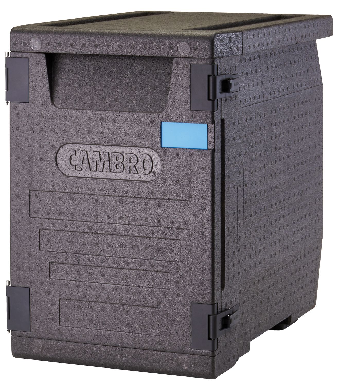 ammattikäyttöön tarkoitettu grade eristetty carrier Cam GoBox, front-loaded, 86 L, GN 1/1., Cambro, GN 1/1, 86L, musta, 640x440x(H)625mm